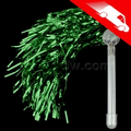 LED Metallic Pom Poms Green